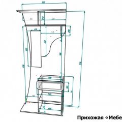 Стенка для прихожей Мебелеф-19 | фото 7