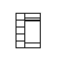 Шкаф 3-х дверный (без зеркал) для платья и белья Венеция дуб седан (ВНШ2/3) | фото 2