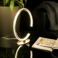 Настольная лампа декоративная Eurosvet Gap 80414/1 сатин-никель 24W | фото 4