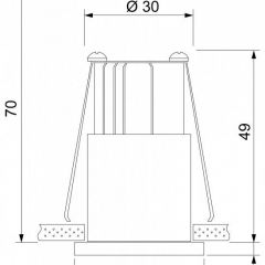 Встраиваемый светильник Elektrostandard 15269/LED a056022 | фото 4