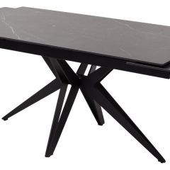 Стол FORIO 160 MATT BLACK MARBLE SOLID CERAMIC / BLACK, ®DISAUR | фото 7