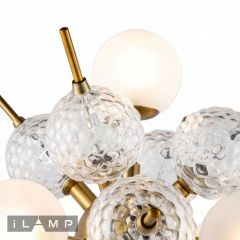 Настольная лампа декоративная iLamp Rockfeller 100T-5 MBR | фото 4